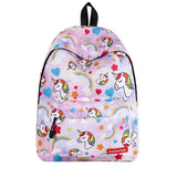 Unicorn School Backpack Orthopedic Kids Bag for Girls
