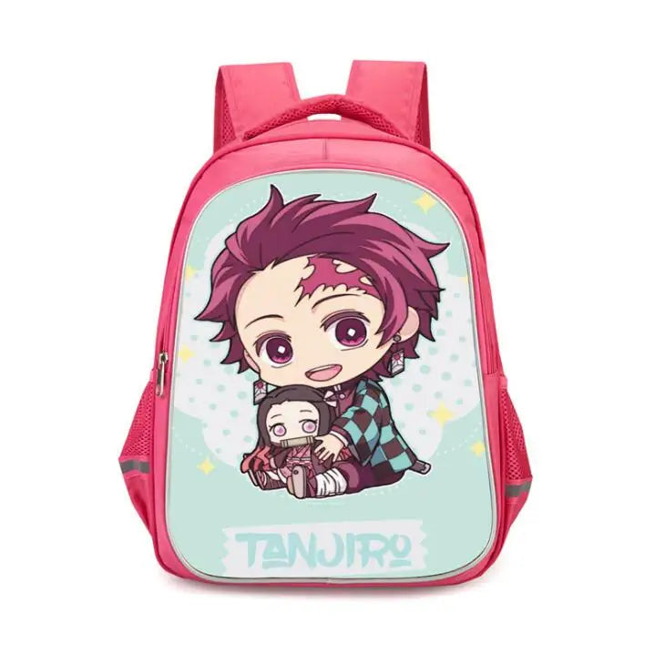 Anime Children Backpack Lightweight Girls School Bag