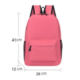 Child Pink Letter Print Backpack Kindergarten Schoolbag