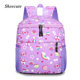Girls School Bags Children Backpack High Capacity Waterproof Nylon Backpack