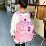 Girls School Bags Children Backpack High Capacity Waterproof Nylon Backpack
