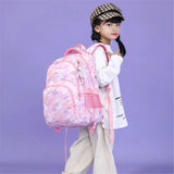 Camo Print Kids Elementary School Backpack Waterproof Bookbag