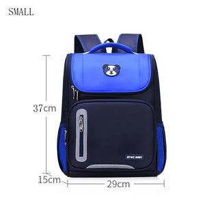 Kids Cartoon School Backpack Nylon Bookbag Grades 3-6
