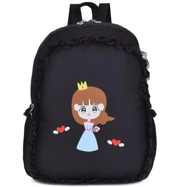 Girls Cartoon Kindergarten Backpack Princess Travel Bag
