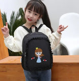 Girls Cartoon Kindergarten Backpack Princess Travel Bag