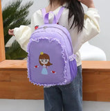 Girls Cartoon Kindergarten Backpack Princess Travel Bag