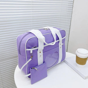 Girls Shoulder Bag Music Festival Travel Bag Zipper Closure