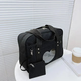 Girls Shoulder Bag Music Festival Travel Bag Zipper Closure