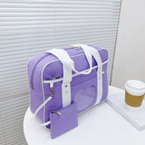 Girls Shoulder Bag Music Festival Travel Bag Zipper Closure