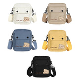 Cartoon Bear Crossbody Bag for Girls Women Teens