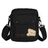 Cartoon Bear Crossbody Bag for Girls Women Teens
