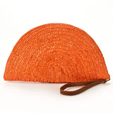 Girls Straw Clutch Purses Summer Beach Handbags