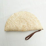Girls Straw Clutch Purses Summer Beach Handbags