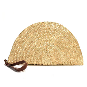 Girls Straw Clutch Purses Summer Beach Handbags