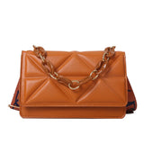 Youth PU Leather Messenger Bag Girls' Small Square Bag