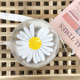 Girls Summer Print Daisy Transparent Bags Female Jelly PVC Style Large