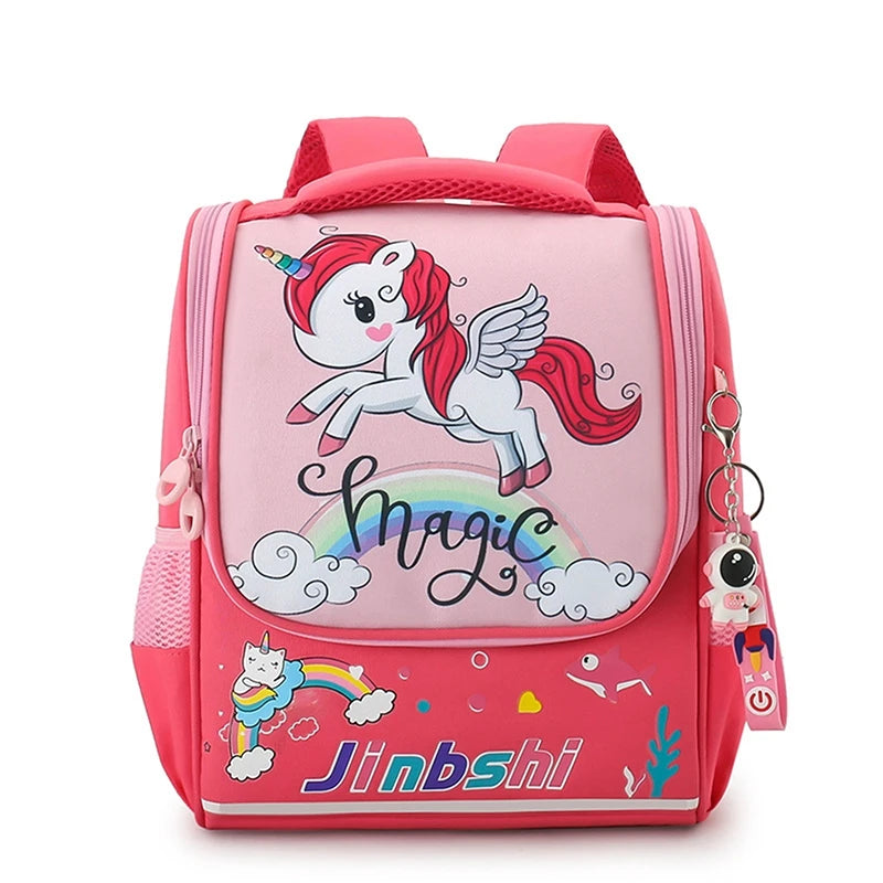 Unicorn Backpack with Reflective Strip for Girls