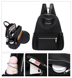 Girls Waterproof Travel Backpack Anti-theft Shoulder Bag