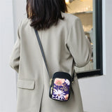 Printed Nylon Crossbody and Shoulder Bags Mini Square Bags For Phone Exchanges