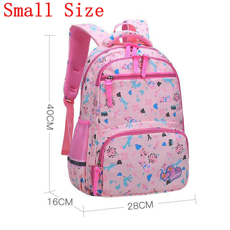 Girls' Princess Schoolbag Primary School Backpack