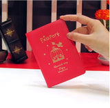 Cute PVC Leather Passport Holder for Girls