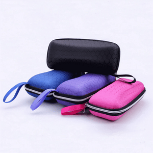 Glasses Storage Box Lanyard Zipper Eyewear Cases Sunglasses Case Women
