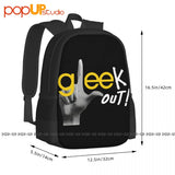 Glee Gleek Out Music Tv Show Athletic Heather Backpack