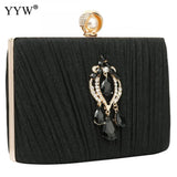 Glitter Top Handle Bag Diamond Party Clutch Purse
