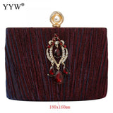 Glitter Top Handle Bag Diamond Party Clutch Purse
