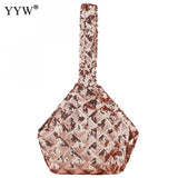 Glitter Sequins Mini Evening Clutch Party Bag Womens Small Pouch