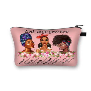 Afro Latin America Women Makeup Bags Girls Organizers for Travel