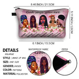Afro Latin America Women Makeup Bags Girls Organizers for Travel