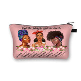 Afro Latin America Women Makeup Bags Girls Organizers for Travel