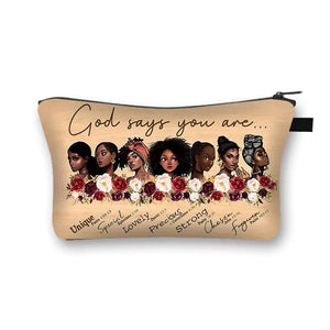 Afro Latin America Women Makeup Bags Girls Organizers for Travel