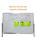 Magnetic Handy Storage Pouches 3 Pcs for Whiteboard Classroom Office