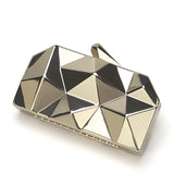 Geometric Evening Bag Clutch Elegent Chain Handbag for Party