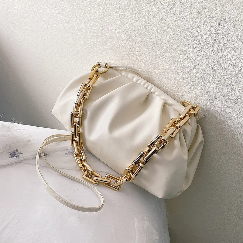 Chain Cloud Bag Dumpling Crossbody Handbag
