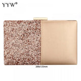 Sequined Glitter Clutch Bag Women Evening Shoulder Handbag