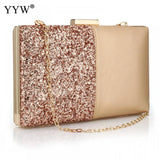 Sequined Glitter Clutch Bag Women Evening Shoulder Handbag