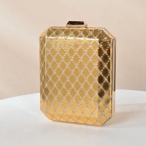 Plaid Wedding Clutch Purse Women Handbags Shoulder Bag Party Bag