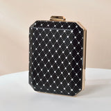 Plaid Wedding Clutch Purse Women Handbags Shoulder Bag Party Bag