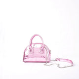 Women's Crocodile Pattern Messenger Bag Shoulder Clutch Purse Tote Handbags