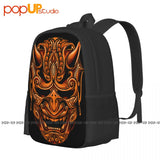 Devil Samurai Mask Guys Punk Japan Yakuza Backpack