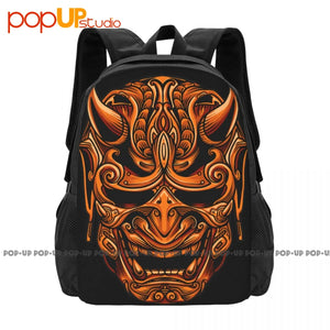 Devil Samurai Mask Guys Punk Japan Yakuza Backpack