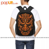 Devil Samurai Mask Guys Punk Japan Yakuza Backpack