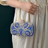 Women Rhinestone Diamond Clutch Mini Crossbody Bags