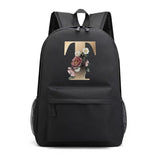 Letter Print Backpack Travel Casual Women Shoulder Bag Student