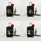 Letter Series Luggage Cover Thicker Protective Cover Removeable Luggage Cover