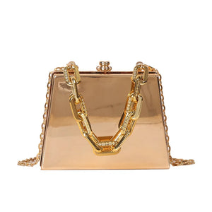 Vintage Mirror Handbag Shoulder Bag Evening Clutch Crossbody Bag