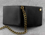 Real Leather Biker Chain Wallet Purse Men's Boys Gift